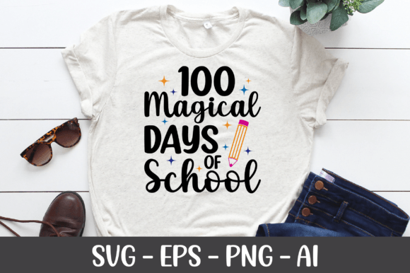 100 Magical Days of School SVG: A Versatile Design Resource for Educators and Creators