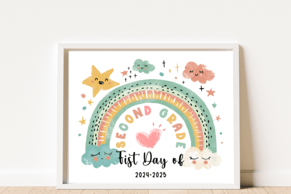 2nd Grade First Day of School Sign
