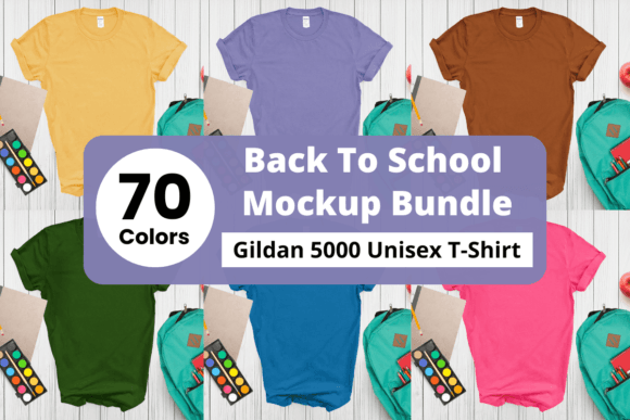 Back to School Gildan 5000 Mockups Bundle: A Practical Guide for Designers