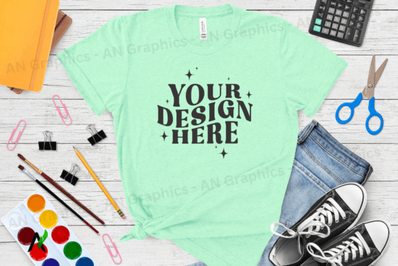 Bella Canvas 3413 Female Mockup - 024