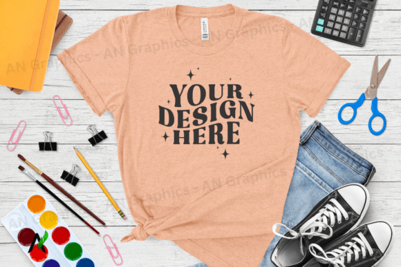 Bella Canvas 3413 Female Mockup - 032