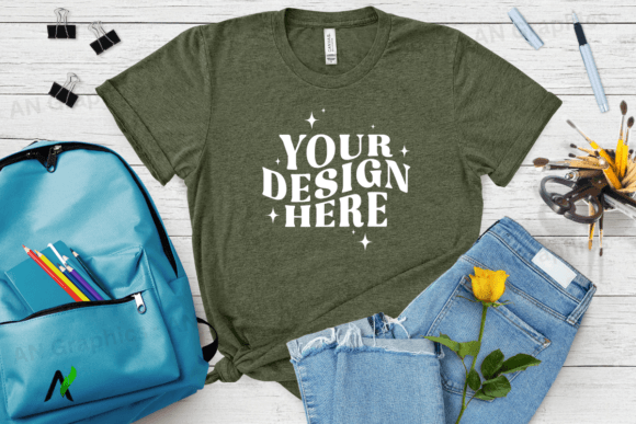 Bella Canvas 3413 Female Mockup - 074: A Strategic Tool for Professional T-Shirt Design Presentations
