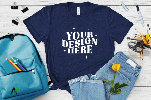 Bella Canvas 3413 Female Mockup - 077