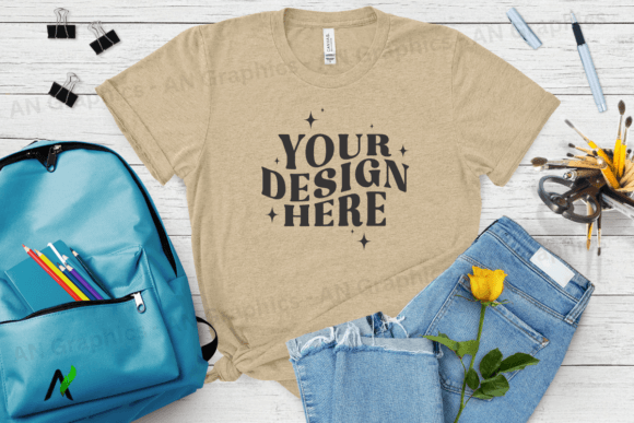Bella Canvas 3413 Female Mockup - 098: A Professional Design Tool for T-Shirt Creators
