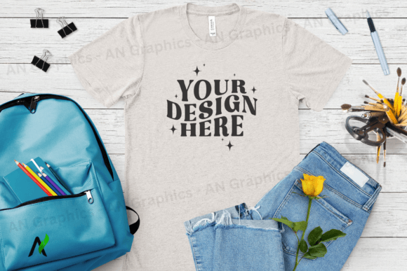 Bella Canvas 3413 Unisex Mockup - 009