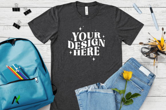 Bella Canvas 3413 Unisex Mockup - 010: A Professional Tool for Design Presentation