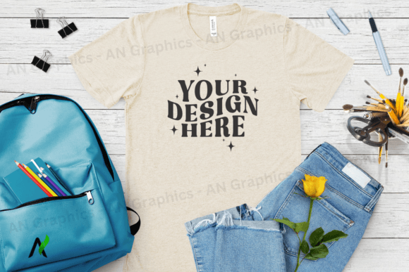 Bella Canvas 3413 Unisex Mockup - 027: A Must-Have for Designers and Print-on-Demand Creators