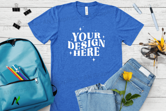 Bella Canvas 3413 Unisex Mockup - 050: A Professional Design Tool for T-Shirt Creators