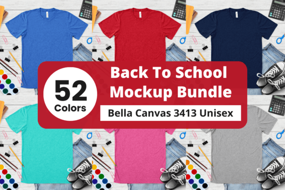 Bella Canvas 3413 Unisex Mockup Bundle: A Versatile Tool for Designers and Creators