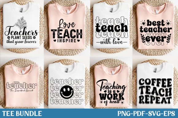 Boho Teacher Svg Png Bundle School Love