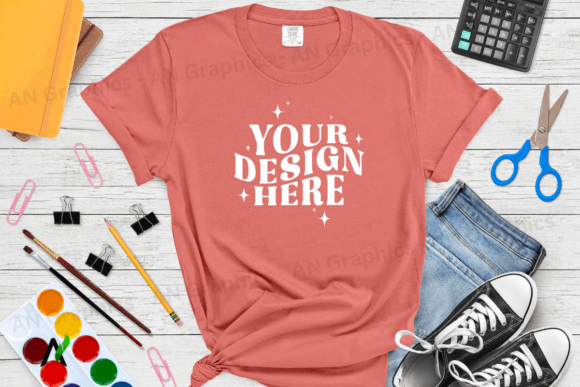 Comfort Colors 1717 Mockup - 076: A Professional T-Shirt Design Tool