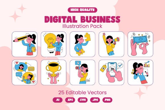 Digital Business Object Illustration: A Strategic Tool for Modern Professionals