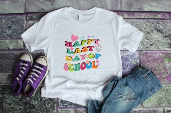 HAPPY LAST DAY OF SCHOOL - RETRO GROOVY