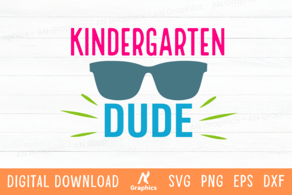 Kinder Garden Dude SVG Design