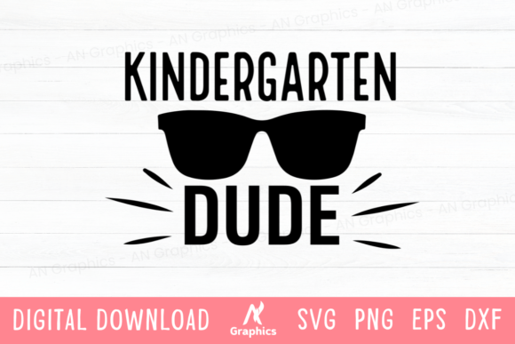 KinderGarden Dude SVG: A Versatile Design for Creative Projects and Back to School Needs