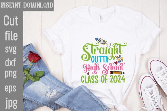 Straight Outta High School Class of 2024: Digital Files for Creative Projects