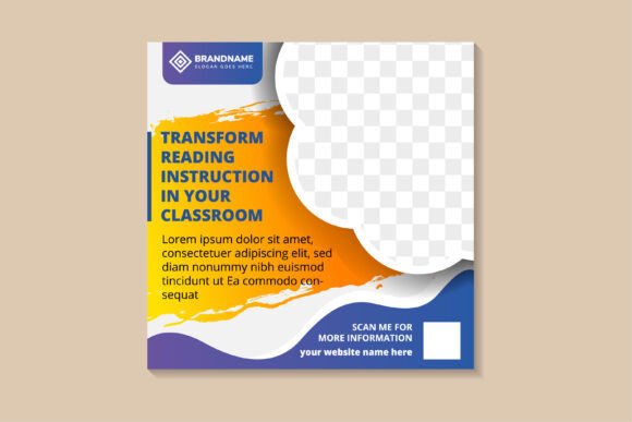 Transform Reading Square Banner Design